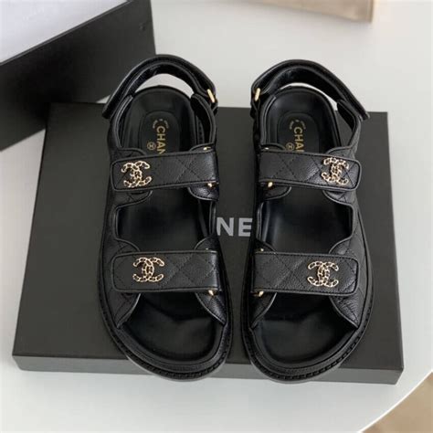 sandales chanel 2022|chanel velcro sandals price.